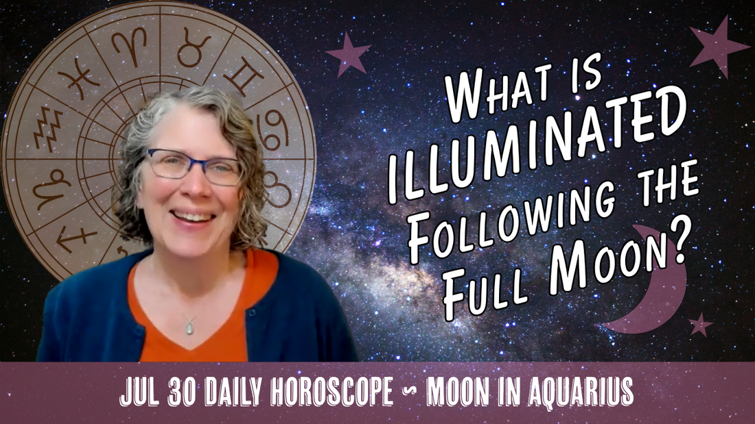 Who Are You Becoming? SHIFTS follow Aquarius Full Moon // Astro Vibe for Thu Jul 30