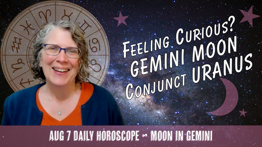 Moon Conjunct Uranus in Gemini: Get Curious, Shake Things Up! | Daily Horoscope for Self-Care