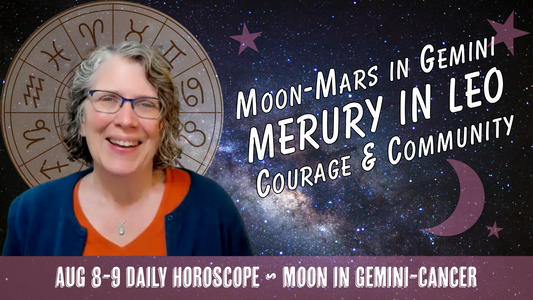Moon Joins Mars in Gemini, Mercury Enters Leo: Courage & Community | Daily Horoscope for Self-Care