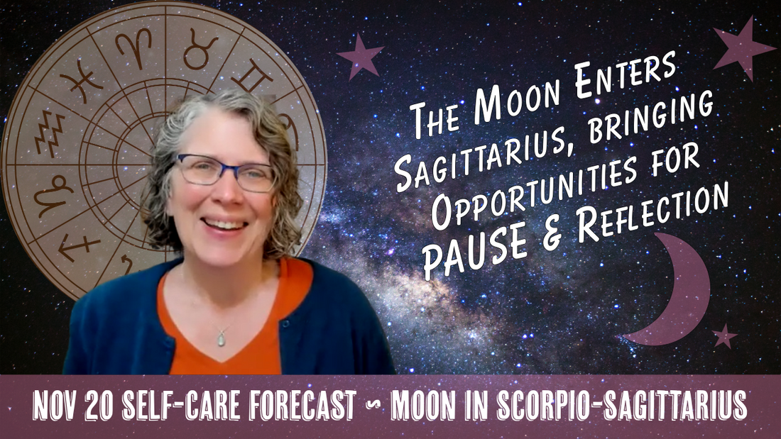 The Moon Enters Sagittarius, Bringing Opportunities for Reflection // Astro Vibe for Thurs Nov 20
