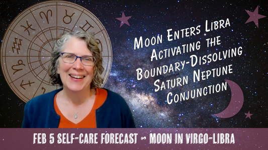 Libra Moon Opposes Boundary-Dissolving Saturn Neptune Conjunction // Astro Vibe for Thurs Feb 5