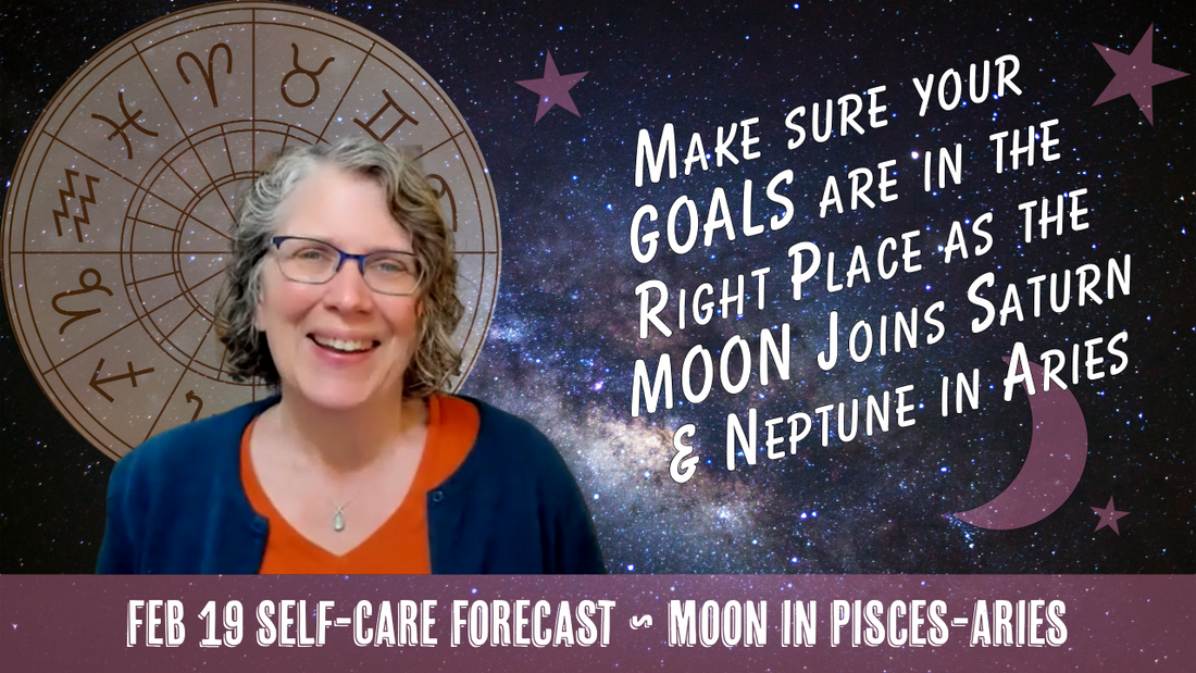 The MOON Enters Aries as Saturn and Neptune Join at 0 Aries // Astro Vibe for Thurs Feb 19