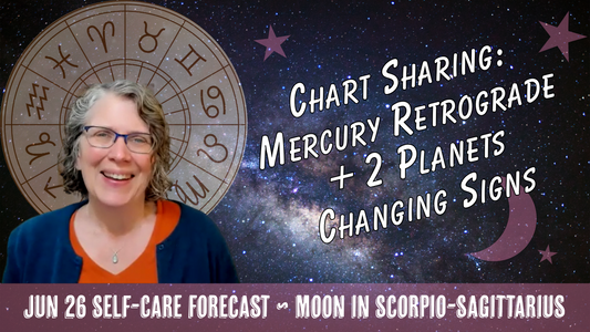 Mercury Retrograde with Planets Changing Signs! 👀 Screenshare of Chart // Astro Vibe Fri Jun 26