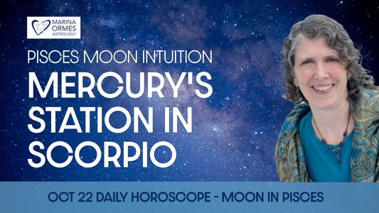 Mercury Prepares to Station Retrograde as Moon Forms Trine | Pisces Moon Daily Horoscope