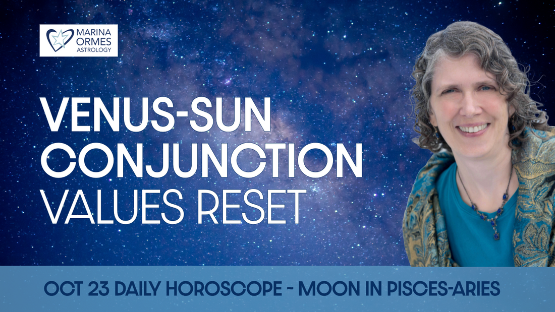 Venus Sun Conjunction: Values Reset as Scorpio Season Begins | Aries Moon Daily Horoscope
