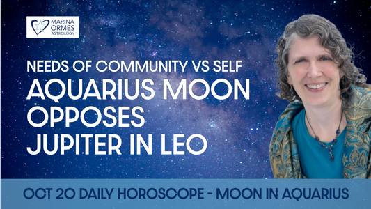 Jupiter in Leo vs. Moon in Aquarius: Needs of the Self vs. Community | Daily Horoscope