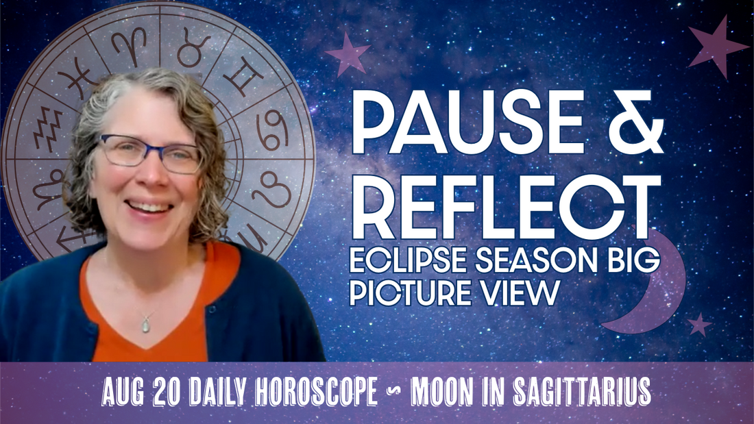 Eclipse Season First Quarter Moon: Pause & Reflect as the Moon Enters Sagittarius | Daily Horoscope