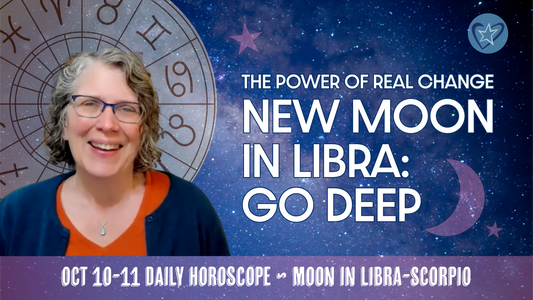 Libra New Moon: GO DEEP - Inner Truth & the Power of Real Change | Daily Horoscope for Self-Care
